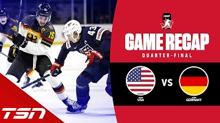 USA vs Germany  2023 World Juniors Highlights [upl. by Karia918]