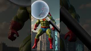 Spiderman superhero and superHalk or red and green monster friends [upl. by Asenaj]