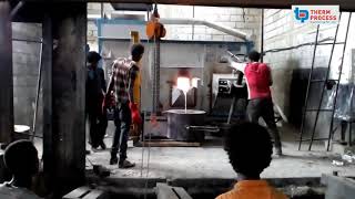 2 Ton Manual Tilting Aluminium Melting Furnace [upl. by Nbi]