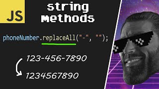 Useful string methods in JavaScript 〰️【4 minutes】 [upl. by Nalyac181]