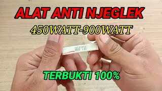 Alat Anti Jeglek Listrik Daya 450  900 watt [upl. by Ahsenauj]