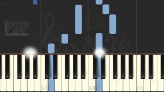 EASY N RIMSKY KORSAKOV Theme from Scheherezade synthesia piano solo tutorial [upl. by Basile]