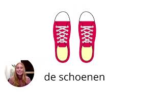 Nederlands leren  Woordenschat de kleding [upl. by Yrrat]