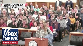 Enraged voters pack meeting on illegal vote counting in PA Senate race Resign today [upl. by Levona669]