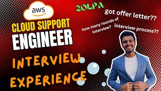 AWS Cloud Support Engineer Interview Experience  Hiring Process  Technical Round  2024 [upl. by Sirraf117]