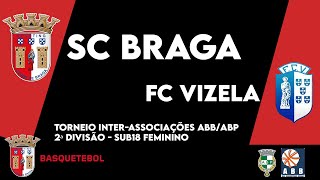 SC Braga vs FC Vizela  Torneio InterAssociações ABBABP 2ª Divisão  Sub18 Feminino [upl. by Akiwak38]