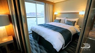 Viking Longship Stateroom Tour [upl. by Fallon]