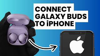 How to Connect ANY Samsung Galaxy Buds to iPhone [upl. by Imekawulo]