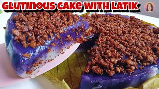 How to make GLUTINOUS RICE CAKEMALAGKIT gamit GLUTINOUS RICE FLOUR KAKANIN RECIPENEGOSYO IDEA [upl. by Luana528]