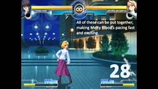 Melty Blood Actress Again Tutorial  Basics [upl. by Anaet]