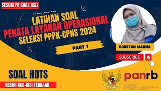 Latihan Soal Formasi Penata Layanan Operasional Seleksi PPPK Tahun 2024 [upl. by Flita]