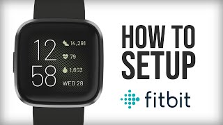 Fitbit Versa 2  How to PairConnectSetup [upl. by Ahsaten]