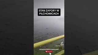 🚨🇵🇱  ZAPORA W PILCHOWICACH powodz powódź flood poland pilchowice [upl. by Eceinej]