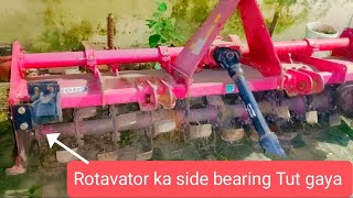 Mahindra Rotavator ka Side Bearing Repair  Rotavator bearing change  Full Video [upl. by Verity]