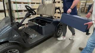 Upgrade Your Golf Cart Installing the Allied 48V 150AH Lithium Golf Cart Battery in an EZGO RXV [upl. by Amathiste]