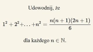 Indukcja matematyczna  przykład 2 [upl. by Hannavahs]