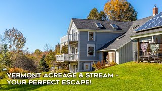 Cozy Vermont Home for Sale  Serene Country Living in Starksboro VT [upl. by Ketti]