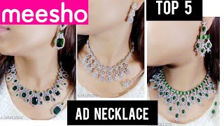 Meesho AD Necklace Jewellery Haul ✨️♥️  Honest Review😱  Meesho Jewellery Haul meesho [upl. by Hatcher]