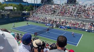 KyrgiosKokkinakis RamSalisbury 1 Highlights Cincinnati KYRGIOS RACQUET SMASH  247 [upl. by Estelle]