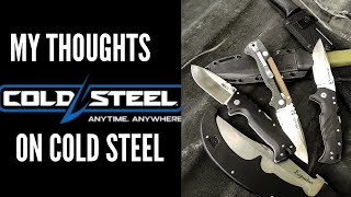 Cold Steel Brand Review My Thoughts on This Brand [upl. by Anirec]