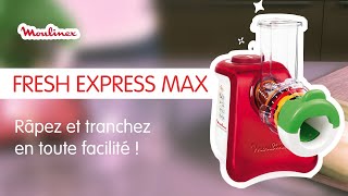 FRESH EXPRESS MAX pour râper et trancher vos légumes en toute facilité   Les recettes Moulinex [upl. by Ysak525]