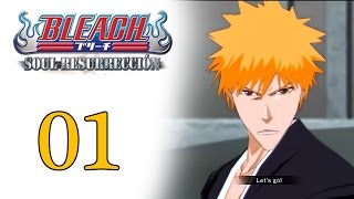 Bleach Soul Resurreccion  01 Hueco Mundo  Ichigo Bankai [upl. by Llerud]