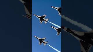 Thunderbirds Flyover Las Vegas 🎥 altitudeslugs allaroundvegas [upl. by Zetroc]