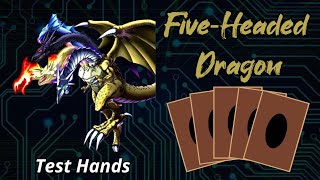 Custom Test Hands FiveHeaded Dragon [upl. by Ruomyes]