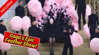 Lady Gaga Stuns with FeatherFilled Spectacle at Olympics 2024 Opening Ceremony [upl. by Norbel]