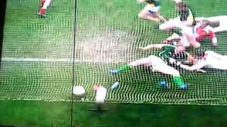 Controversial Meath goal vs Louth  Leinster football final 2010 [upl. by Iral]