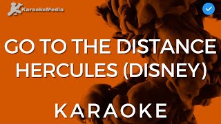 Disney Hercules  Go to the distance KARAOKE Michael Bolton Instrumental y Letra [upl. by Louanne743]