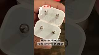 Nakli iPhone Charger Pata karne ka asan tadika How to spot a fake iPhone charger arsmart [upl. by Griseldis]