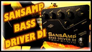 Tech 21 SansAmp Bass Driver DI Sample Settings [upl. by Seda]