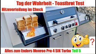 Enders Monroe Pro 4 SIK Turbo Toastbrot Test Gasgrill Enders [upl. by Meagan]