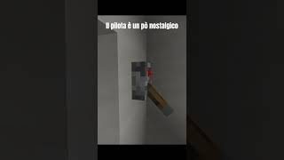 Il pilota era un pò nostalgico😂 shorts minecraft [upl. by Lesser691]