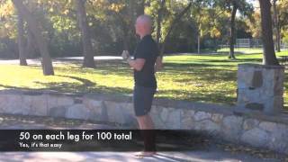 100 Up Natural Running Training Technique by NaturalRunningStorecom [upl. by Orfurd306]