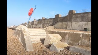 20220221 Seaford Beach after storms [upl. by Oyam]