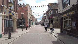 MEDWAY WALK  ROCHESTER KENT Part 2 Rochester Bridge  Riverside Apartments  Train Station [upl. by Trin416]