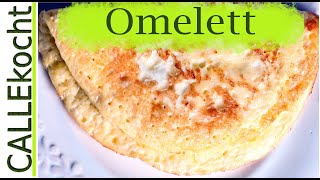 Omelette mit Pilzen zubereiten Rezept einfach und schnell [upl. by Rhu]