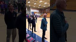 National Anthem for Campolindo vs College Park Varsity Basketball Game 2624 [upl. by Leira]