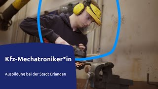 Ausbildung bei der Stadt Erlangen – KfZMechatronikerin [upl. by Gass]