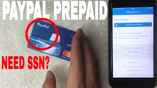 ✅ Do You Need Social Security Number SSN To Get Paypal Prepaid Debit Card 🔴 [upl. by Ping]