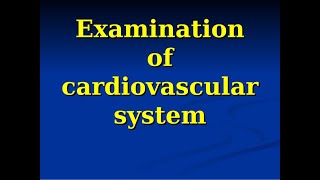 MDCN Approved Cardiovascular System Examination [upl. by Ahserak]