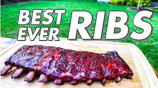 BEST RIBS EVER  The only rib recipe youll ever need  cooked on the Kamado Joe  KamadoMax 4K [upl. by Niltac]