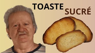 faire un toasts sucré [upl. by Ardnasak968]