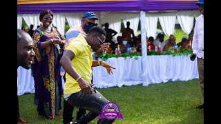 Asamoah Gyan dance Performance  Bishop Adonteng Boateng Party was Massive and extraordinary [upl. by Enilemme]