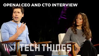 OpenAI CEO Sam Altman and CTO Mira Murati on the Future of AI and ChatGPT  WSJ Tech Live 2023 [upl. by Nixie]