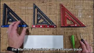 7in Rafter Square feature comparison with Martinez Trigjig amp Squijig TF Tools [upl. by Adnalu]