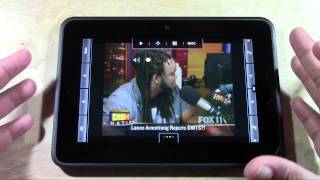 SlingPlayer Slingbox on the Kindle Fire HD​​​  H2TechVideos​​​ [upl. by Enneillij]