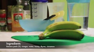 Experimentation on banana peels Starchbased bioplastic [upl. by Kakalina]